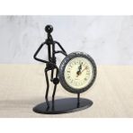 Metal Saatli Saksafon Çalan Müzisyen ALK4335 ( Lisinya )
