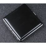 Metal Saklama Kutusu, Mat Siyah, 10 x 10 cm, Esnek İç Aparatlı