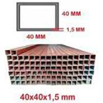 Metal Sepeti 40X40X1.5MM Profil(Astar Kırmızı Boyalı 1 Metre)