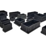 Metal Sepeti 40X50 Plastik Tapa 4'lü Paket