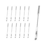 Metal Spatül - Chattaway 18 cm - Paslanmaz Çelik Spatula - 12 Adet Toptan Set