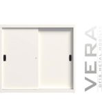 Metal Sürme Kapılı Dolap Evrak Dolabı Ofis Dolapları Arşiv , Garaj , Bahçe , Kiler , Balkon - Beyaz - 120x45x105