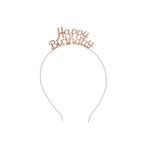 Metal Taç Happy Birthday Yazılı Iyi Ki Doğdun Yetişkin Doğum Günü