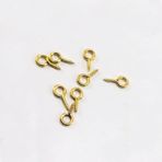 Metal Takı Ve Obje Halkası Vidalı 1 CM (1000 Adet) Altın