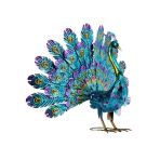Metal Tavus Kuşu Bahçe Heykeli, 81X30x58 Cm