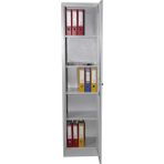 Metal Tek Kapaklı 198'LİK Dosya Dolabı - Açık Gri