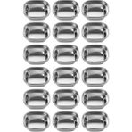 Metal Tekli - Mini Salata, Kahve Yanı Lokumluk, Sunum Kasesi, Sosluk, Çerezlik, Kahvaltılık -18 Adet