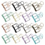 Metal Tel Klipsler, Içi boş Dovetail Klips çok Renkli Kuyruk kağıdı Kelepçeler Klipsler Ve Yüzükler Paperclip Ofis Dekoratif aracı Mutfak Için Çok Çözüm (Büyük)