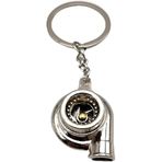 Metal Turbo Figürlü Oto Anahtarlık (Gümüş)