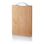 Metal Tutacaklı Lüx Bambu Kesme Tahtası \ 34X24 cm \ 1 Adet