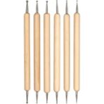 Metal Uçlu Modelaj Aleti 6’li Set - Metal uçlu modelaj aleti 6 li set - UAC0093