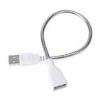 Metal Usb Type A Soketli Uzatma Kablosu Kıvrılabilir Hortum Kordon 25cm Masa Lambası Led Aydınlatma Korumalı Adaptör Bilgisayar Güç Besleme Işık Aksesuarları