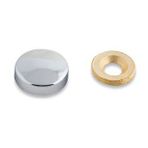 Metal Vida Gizleyici Kapak Parlak Krom 15mm