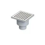 Metal Yer Süzgeci 10X10/50 Alttan Çıkışlı