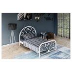 Metalia 90x190 cm Beyaz Baby Tek Kişilik Karyola