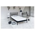 Metalia 90x190 cm Siyah Lima Tek Kişilik Karyola