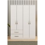 Metalia GM 0080 Dekor 4 Kapılı 2 Çekmeceli Gardrop