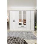 Metalia Gm 033 Delüx 6 Kapılı 2 Çekmeceli Aynalı Gardrop Dolap