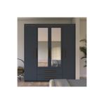 Metalia GM 0815 Nisa Delüx 4 Kapılı 2 Çekmeceli Aynalı Gardrop
