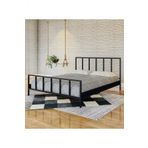 Metalia Gm 212 Vintage Çift Kişilik Metal Karyola Siyah 140x190