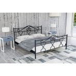 Metalia Gm 301 Gold Çift Kişilik Metal Karyola Siyah 140X190 - 140 x 190 cm