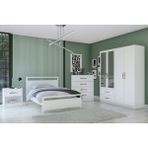 Metalia Gm 902 Kapadokya Aynalı Genç Odası Takımı - Beyaz