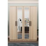Metalia GM054 Hayal Sonomo 4 Kapılı Aynalı Gardrop
