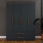 Metalia GM817 Perla Lüx 4 Kapılı 2 Çekmeceli Gardrop