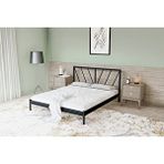 Metalia Gözde Dublex Metal Karyola Siyah 150x200 Gm 227