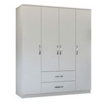 Metalia Smartline 4 Kapılı 2 Çekmeceli Gardrop