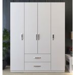 Metalia Smartline 4 Kapılı 2 Çekmeceli Taç Gardırop