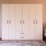 Metalia Vista 6 Kapılı 2 Çekmeceli Gardrop