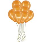 Metalik Açık Turuncu Balon 10'lu M123