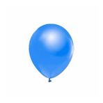 Metalik Balon 12 İnç Baskısız - 100 Adet Saks Mavi