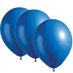 Metalik Balon Mavi 10 Adet