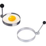 Metalik Daire Şeklinde Metal Omlet Yumurta ve Krep Kalıpları Nemere - 1 - Renkli