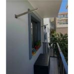 Metalik Duvar Balkon Kurutmalık, Dayanıklı ve Şık Tasarım - Altın - Seçenek 1