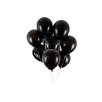 Metalik Siyah Balon 100 Adet