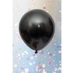 Metalik Siyah Balon 12" 30 Cm Metalik Balon 10lu Paket