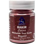 Metalik Toz Boya Bakır 10 gr Yenilebilir Simli Boya