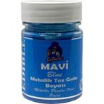 Metalik Toz Boya Mavi 10 gr Yenilebilir Simli Boya
