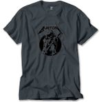 Metallica Cliff Burton Guitar Füme Tişört Liyada - 2XL