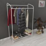 METALLİCA CONCEPT ARMİN BEYAZ NEW ÇİFTLİ KONFEKSİYON ASKISI BUTİK KONSEPT ELBİSE ASKILIĞI