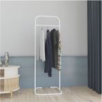 Metallica Concept Butik Dik Tekli Beyaz Konfeksiyon Askısı Ayaklı Askılık Elbise Askılığı Beyaz