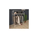 Metallica Concept Home Hanger Beyaz Konfeksiyon Askısı Raflı Butik Askı Konsept Askılık