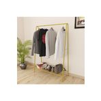 Metallica Concept Oval Telli Gold Butik Elbise Askılığı Konfeksiyon Askılık