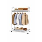 Metallica Concept Tekerlekli Home Hanger Askılık Ayaklı Askılık Krom