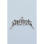 Metallica Gümüş Kaplama Kolye Ucu