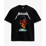 Metallica Hardwired To Self Destruct Baskılı Siyah Unisex Tişört - XL