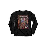 Metallica MusicPoster Rock Metal Uzun Kollu Tişört Baskılı T-Shirt Siyah